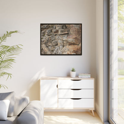 Sandstone Symphony - Unique Stretched Canvas Wall Art