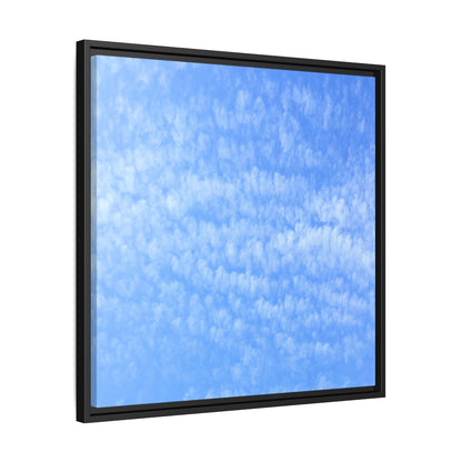 Wispy Blue Dreams - Unique Stretched Canvas Wall Art