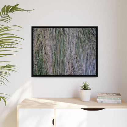 Whispers of Silver Grass - Unique Stretched Canvas Wall Art