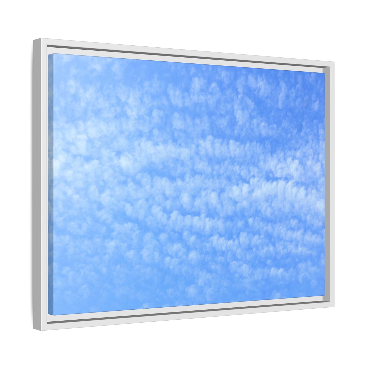 Wispy Blue Dreams - Unique Stretched Canvas Wall Art