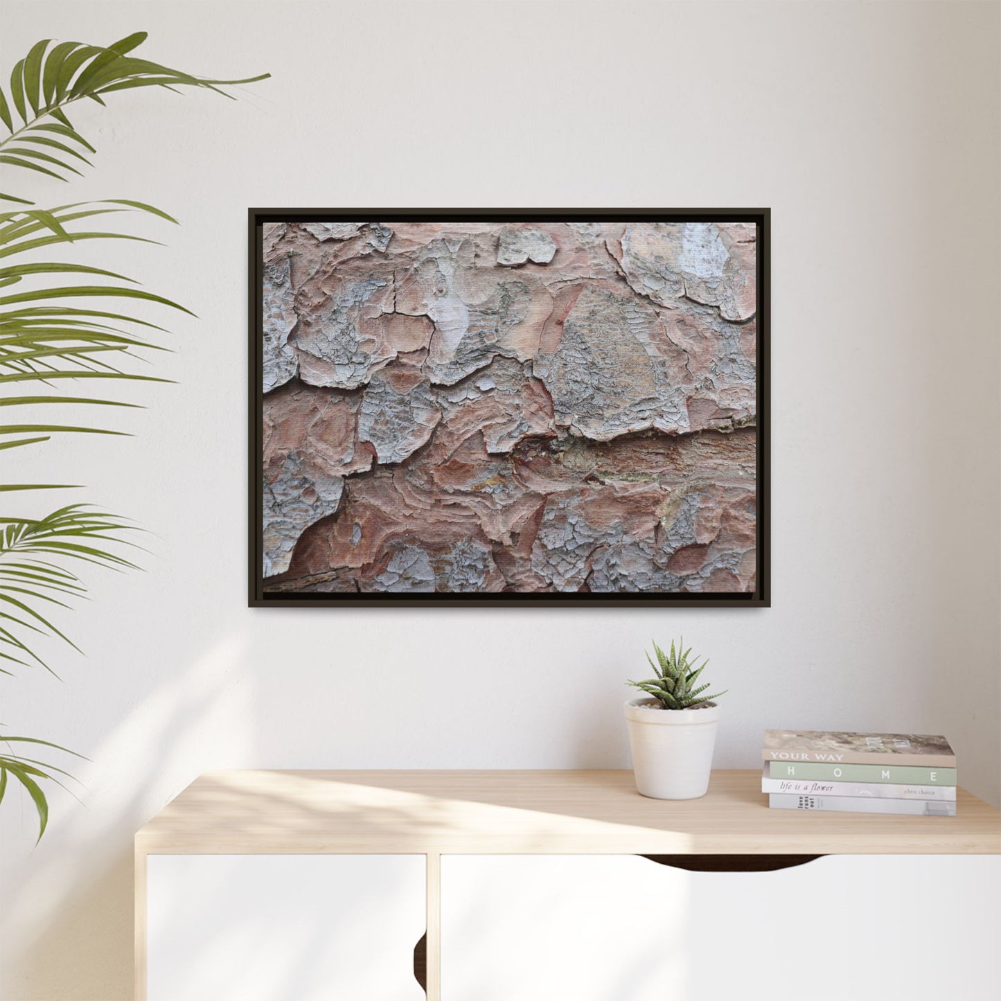 Flaking Serenity - Unique Stretched Canvas Wall Art