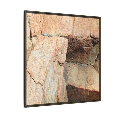 Fractured Stone - Unique Stretched Canvas Wall Art