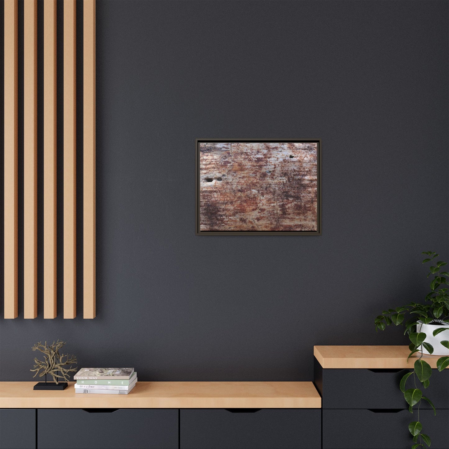 Rustic Textures - Unique Stretched Canvas Wall Art