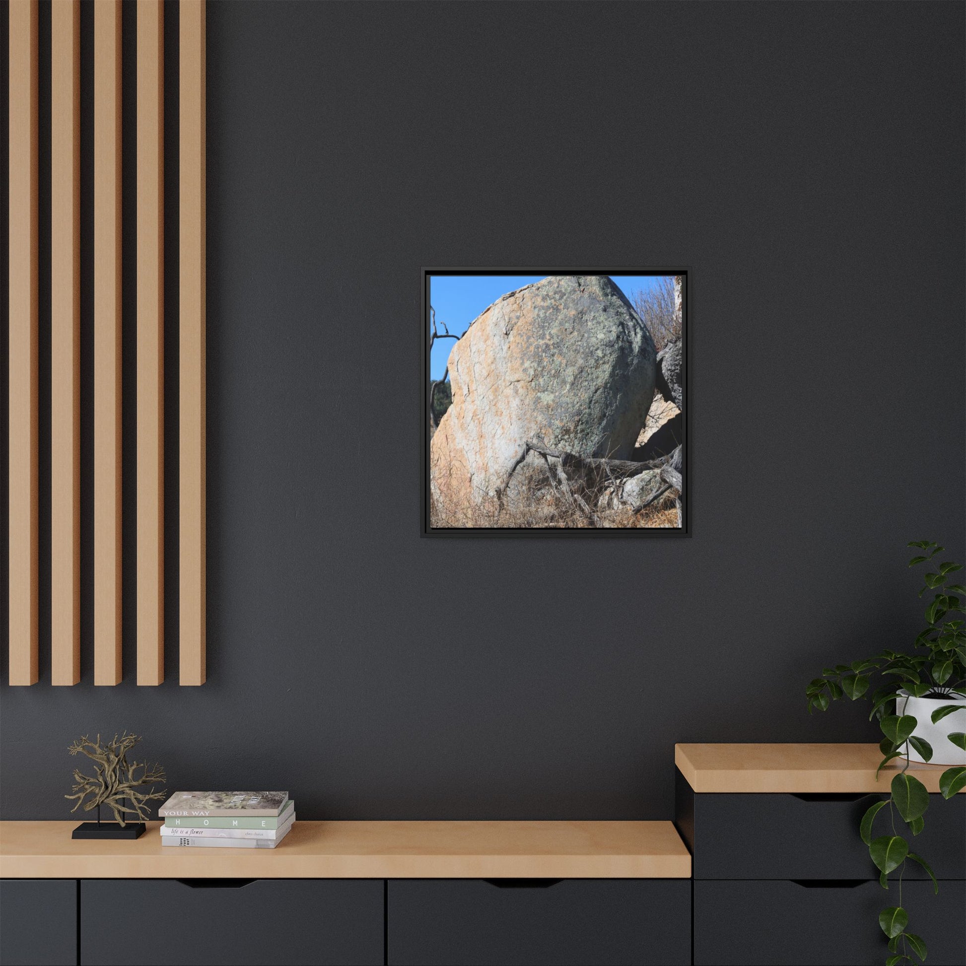 Stony Sentinel - Unique Stretched Canvas Wall Art - Art By Earth