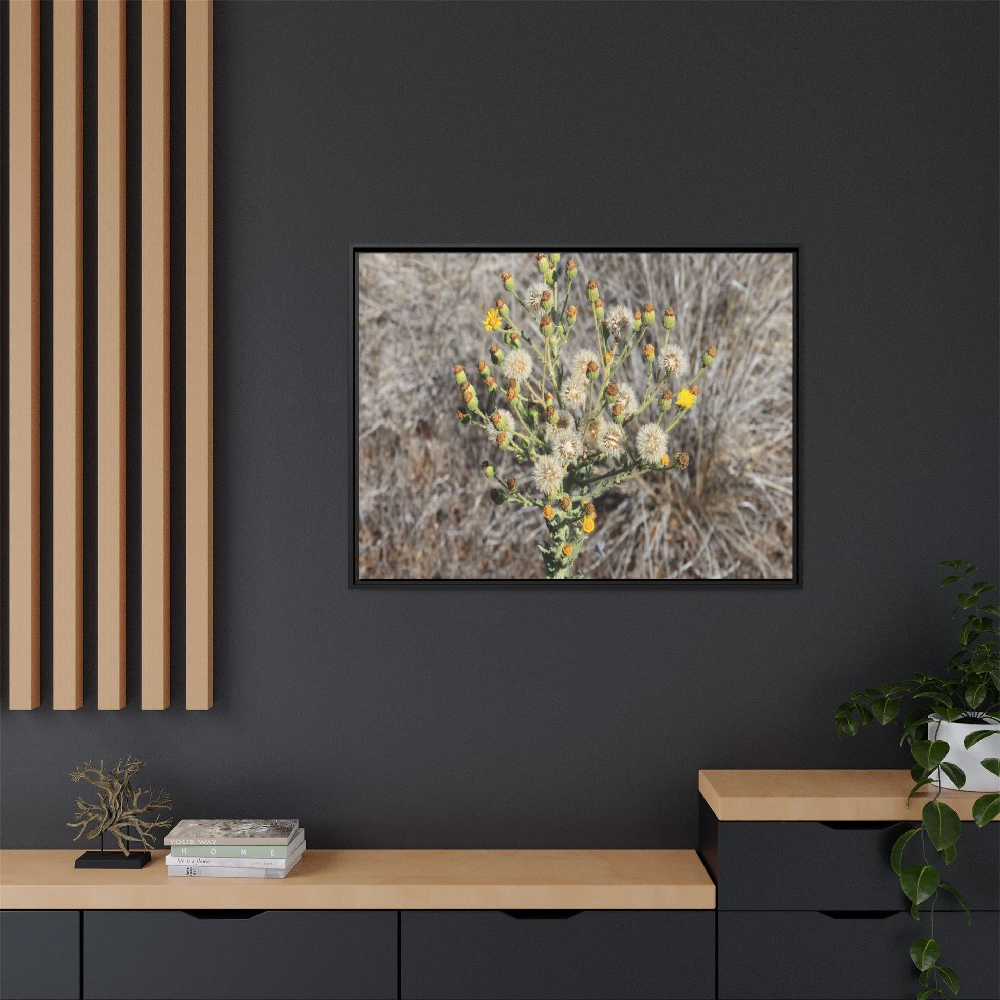 Whispers of the Dry Grass - Unique Stretched Canvas Wall Art - Art By Earth