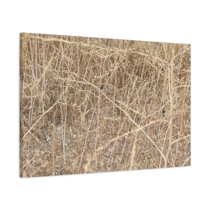Dry Echoes - Unique Frameless Canvas Wall Art