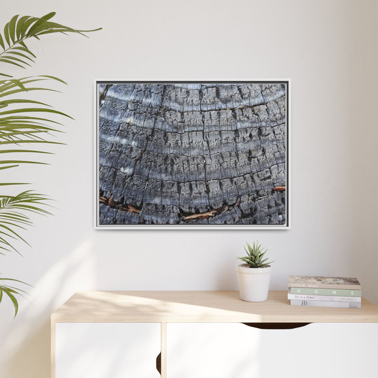 Charred Memories - Unique Stretched Canvas Wall Art